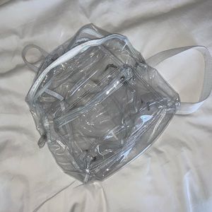 ‼️LAST CHANCE clear brandy melville backpack